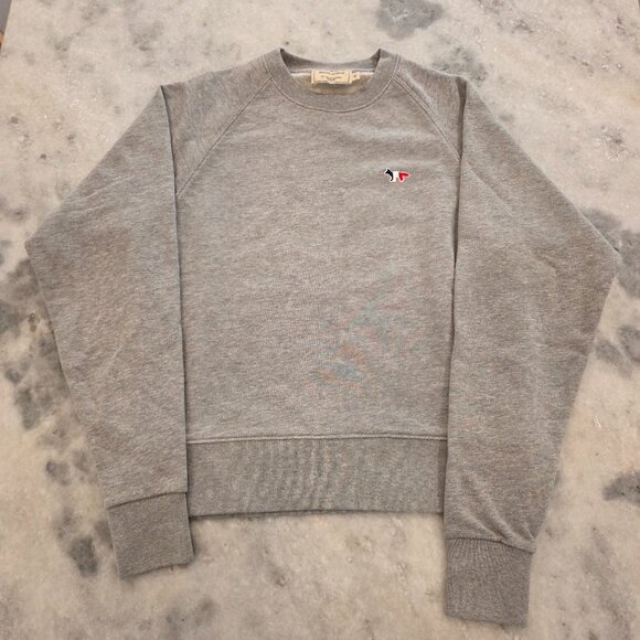 New Maison Kitsuné Sweatshirt in Gray - Picture 2 of 4